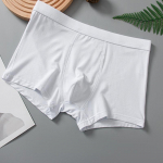 Suure suurusega Meeste Aluspesu Bambuskiust alusp&uuml;ksid Bokserp&uuml;ksid Modal alusp&uuml;ksid Poiste Alusp&uuml;ksid Valged Alusp&uuml;ksid &Uuml;hev&auml;rvilised Knickers Reisip&uuml;ksid L XL 2XL 3XL 4XL L