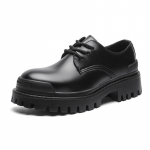 K&auml;sitsi valmistatud meeste tiibadega Oxford kingad Must nahk Brogue Meeste pidulikud kingad Klassikalised &auml;ri-formaalsed kingad meestele Zapatillas Hombre 38 must