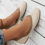 Naiste &uuml;mara varbaga lamedad kingad &uuml;hev&auml;rvilised silmkoelised kingad Vabaajalised hingavad balletikingad Naiste v&otilde;rgust lamedad jalan&otilde;ud, jalan&otilde;ud, naine 36 beež