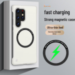 &Uuml;li&otilde;huke magnetiline &auml;&auml;risteta &uuml;mbris Galaxy S24/S23/S22 jaoks S20ULTRA valge