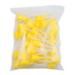 50 tk / pakk Kvaliteetne hambaravi silikoonkummist transpordisegamispea &uuml;hekordselt kasutatav j&auml;ljendi otsikud segamistoru hambaravi t&ouml;&ouml;riist