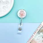 1-osaline magus multikas tarretisega t&ouml;&ouml;taja ID-kaart Sisset&otilde;mmatav m&auml;rgirulli klambrid armsad 3D-stereo ID-paela nimesilt Kontoritarbed