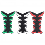 Mootorratta k&uuml;tusepaagi kalaluu ​​kleebis Mootorratta &otilde;lipaak 3D kummist kalaluu ​​kleebised Mootorratta v&auml;lisilme muutmise tarvikud 1pcs