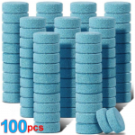 100 tk auto kihisevad tabletid esiklaasi puhasti klaasipuhasti puhastuslapp tahke pesuri universaalne kodu tualeti aken sinine