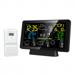 Digitaalne ilmajaam koos aluse ja siseruumide v&auml;lisanduri juhtmevaba rakendusega, mis v&otilde;imaldab ilmaennustust juhtida US