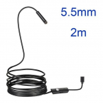 5,5 7 mm Android Endoscope 3 in 1 USB/Micro USB/ Type-C borescope kontrollkaamera Veekindel nutitelefoni jaoks