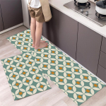 1 tk v&auml;simusvastaseid k&ouml;&ouml;givaipu, boheemlasliku mustriga veekindlat libisemiskindlat paksu polsterdusega k&ouml;&ouml;gimatti, vastupidavat mugavat seisumatti k&ouml;&ouml;gile 40*60cm+40*120cm（2Pcs）