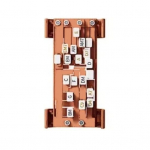 Kitarri akordipress Kitarri treener Akordi abi Kitarri assistent &otilde;ppes&uuml;steem Akordi harjutamise t&ouml;&ouml;riistad algajatele pruun