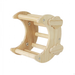 Bird Cage Perches Accessories Moon House Exercise Platform Easy to Mount for Cockatiels