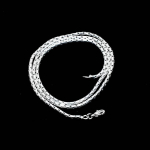 H&otilde;beda tooniga Snake kett H&otilde;bekett, 925 Sterling h&otilde;bekett, kett ripatsite jaoks, h&otilde;bekett ripatsite jaoks, h&otilde;bekett ripatsite jaoks 20" h&otilde;be