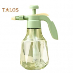 Surveaiapihusti 1,5-liitrine pihustuspudel pumbaga, reguleeritava otsikuga survepihustiga kodu siseruumides &otilde;uetaimede kastmiseks helekollane v&auml;rv