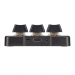 3 klahvi klahvistiku RGB taustavalgustus 3 klahvi USB-liides Mini mehaaniline programmeeritav Plug and Play makro must