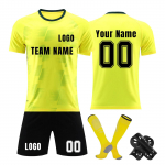 Isikup&auml;rastatud s&auml;rkide komplekt Meeste t&uuml;drukute nimenumbriga Kohandatud jalgpalli kampsunid poistele Treeningkost&uuml;&uuml;m S sinine