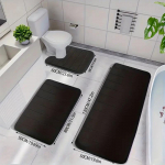 Libisemiskindel vett imav tepitud vannitoa p&otilde;randamattide komplekt 50*60+50*80 cm (individually packaged)
