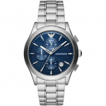 Emporio Armani AR11528 Kronograaf Sinise sihverplaadiga Meeste k&auml;ekell 42