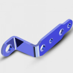 Multifunktsionaalne pikendusklamber mootorrataste ja elektris&otilde;idukite modifikatsioonide jaoks: Tahavaatepeegli ja prožektori kinnitus Multi-function Bracket must