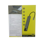 8-&uuml;hes USB C-jaoturi mitmepordiadapter 4K HDMI, 100 W PD, Etherneti ja USB-portidega laiendab teie s&uuml;learvuti &uuml;henduvust Type-c 8-in-1