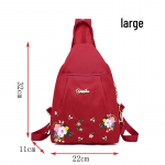 Naiste tikandiga Oxfordi riidest miniseljakott - Trendikas Korea stiilis l&otilde;uendist crossbody rinna kott