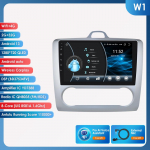 Ossuret 2din Androidi Autoraadio Ford Focus 2 2004 - 2011 Exi Auto jaoks Multimeedia Video M&auml;ngija GPS Nav Peaseade Carplay Intelligentne 4G WIFI W1 S 8Core 2G 32G AI