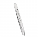 96 roostevabast terasest &uuml;heksa auguga pintsetid kulmude, valgete juuste, kunstripsmete, topeltsilmalaugude jaoks