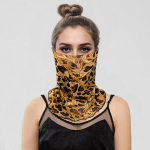 Naiste lilleprinteriga hingav loorist n&auml;omask suvine kaelaklapi kate &Scaron;ikk p&auml;ikesekaitsemask jalgrattas&otilde;idu moetarvikud