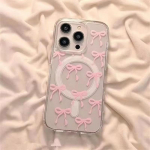Roosa Sinine lips Magsafe &Uuml;hilduv Laadimiskarp iPhone'i &Uuml;mbris 16 15 14 13 Mini 12 11 Pro Max XS XR 7 8 Plus Pehme telefoni&uuml;mbris iPhone X