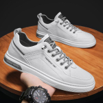 Uued Meeste Mood Vabaaja Nahast Jalan&otilde;ud Libisemiskindlad Kulumiskindlad Spordijalatsid Mugavad Madalad Slip-on Vabaaja Jalatsid Jalatsid Mehed 39