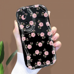 Armas koomiksimustriga kreemjas tekstuuriga korpus Lainelise servaga pehme silikoonkaanega telefoni&uuml;mbris Huawei Honor Infinix Tecno iPhone'i jaoks Huawei Mate 30 Pro must