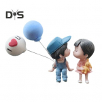 Autokaunistused Armas Multifilm Paari Tegevusfiguur Figuurid &Otilde;hupalli Kaunistused Auto Sisekujundus Armatuurlaua Kaunistus Autole Kodule Kontorile sinine