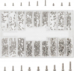 500 Pcs Laptop Screws, M1.2/M1.4/M2 Small Micro Tiny Screws for Electronics, Mini Computer Replacement Screw for Glasses Watch SSD M.2 Hard Drive