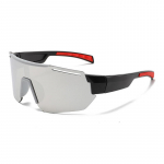 V&auml;rvilised p&auml;ikeseprillid Unisexi rattaprillid V&auml;lispordi p&auml;ikeseprillid, Suure raamiga tuulekindlad p&auml;ikeseprillid