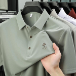 Polo S&auml;rk &Auml;ri Vabaaja Meeste Rev&auml;&auml;r L&uuml;hikeste Varrukatega K&otilde;rge M&otilde;istusega Mitte-Triigitav Hingav T-S&auml;rk Keskmine &Uuml;laosa 2XL