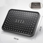 T&auml;iustatud 12-tollise suure paneeliga suure vooluhulgaga laekinnitatav du&scaron;ipeakomplekt 3 režiimi k&otilde;rgsurve vannituba &uuml;liv&otilde;imsad du&scaron;ipead hall