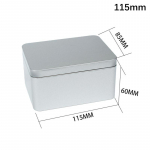 Mini plekist seebikarbid juuksen&otilde;elad metallist ristk&uuml;likukujulised rauast karbid v&auml;ikesed ruudukujulised hoiukarbid ehted k&uuml;&uuml;nte ilu kommid m&uuml;ndid pillikarbid 115X85X60MM