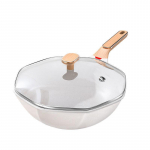 Antibakteriaalne tervisepott Maifan Stone Wok Lamedap&otilde;hjaline Mittenakkuva Wok Wok Kodumajapidamises kasutatav gaasipliit induktsioonpliit spetsiaalsed k&ouml;&ouml;gin&otilde;ud 30cm