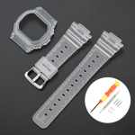 Rihm koos korpusega Casio G-Shock DW-5600 DW-5000 GW-M5610 GLX-5600 jaoks Meeste Naiste Vahetus Kummist Vaik Kest Kellarihm K&auml;ev&otilde;ru 5600