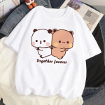 Bubu Dudu T-s&auml;rk Naised Kawaii Joonisfilm Y2k Punk Naljakas T-s&auml;rk Hip Hop Unisex Streetwear Harajuku Anime T-s&auml;rk FeUnisex Riided Unisex L