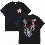 Klassikaline anime Demon Slayer Rengoku Kyoujurou T-s&auml;rk Kimetsu No Yaiba Graph Print T-s&auml;rk Unisex vabaaja puuvillased T-s&auml;rgid Unisex naised 2XL