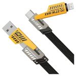 Awei Kabel Cl-226 4W1 Usb-C/Lightning/Usb-A Czarny/Black 65W/27W