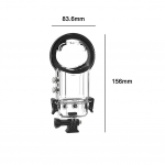 Veealune 50M Sukeldumiskarp Insta360 X5 jaoks Veekindlad Tarvikud Kest 360 korpus X5 Kaamera R6O0 jaoks transparent-1pcs