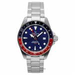 Certina DS Action GMT Roostevaba teras Sinine sihverplaat Automaatne Sukelduja C032.929.11.041.00 200M Meeste k&auml;ekell sinine