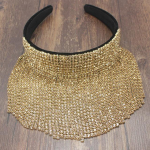 Luksuslik Mood Elegantne Pruudi Juukseaksessuaarid Pikk Voolav Tutt Peav&otilde;ru P&auml;rl Rhinestone Peapael Naistele Barokk Peapaelad