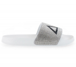 SUN68 Slippers LOGO STRASS - Damen Sandalen Pantoletten Slides Badesandalen X35205-01 ORIGINAL EU 36 valge