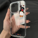 Akriilist telefoni&uuml;mbris iPhone 11 13 16 ProMax jaoks &Uuml;mbris iPhone 13 14 15 ProMax 12 13 ProMax jaoks Samsung A55 A05S A54 A06 S22 A15 S23 A12 A22 A52S Joonisfilm iPhone 11 must