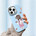 &Uuml;hev&auml;rviline h&otilde;bedase servaga objektiiv Rasvane korpus Pehme TPU vedel silikoonkate P&otilde;rutuskindel telefoni&uuml;mbris Huawei Honor iPhone Infinix Tecno Vivo jaoks Vivo Y02T sinine