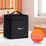 Viltpliiatsid Must Hoiukott Massiivne Suur Mahutavus Lukuga L&otilde;uendist Pliiatsikott Akvarellpliiatsite Kirjatarvete Kott Kaasaskantav