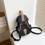 Creative Violin Naiste Crossbody kott PU nahast v&auml;ikesed seljakotid naistele Luksuslik disain Thread Naiste mood &otilde;lakott 16x6.5x22cm