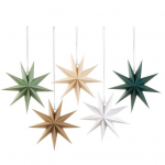 5 tk 9-tipulist t&auml;hte paberlatern 12 tolli 3D j&otilde;ulupabert&auml;ht lae riputusornament pulmadeks j&otilde;ulupeoks kodu kaunistamiseks 5pcs