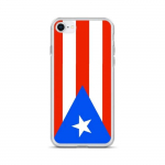 Coque iPhone - Porto Rico - Drapeau - Souple - Mitmev&auml;rviline - Vertikaalne