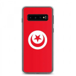 Coque T&eacute;l&eacute;phone &ndash; Samsung &ndash; Galaxy S10 &ndash; Drapeau Tunisie &ndash; Supp &ndash; Mitmev&auml;rviline